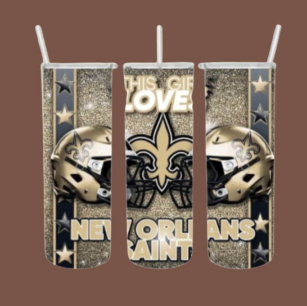 New Orleans Saints 20oz tumbler